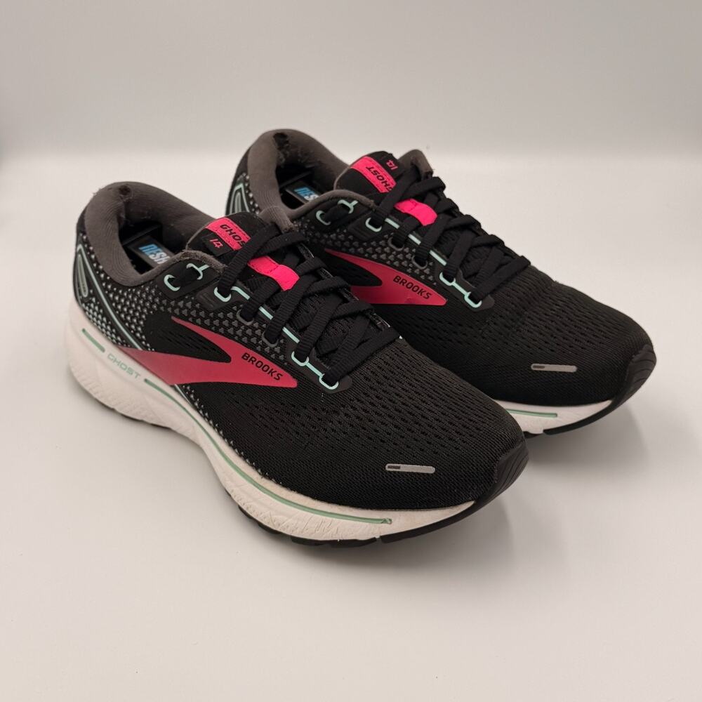 Brooks Ghost 14 Women's Running Shoes Black Yucca Size US 8 Wide D
